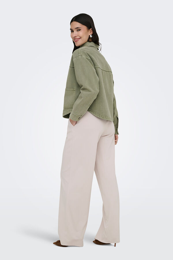 JDY Chaqueta vaquera verde