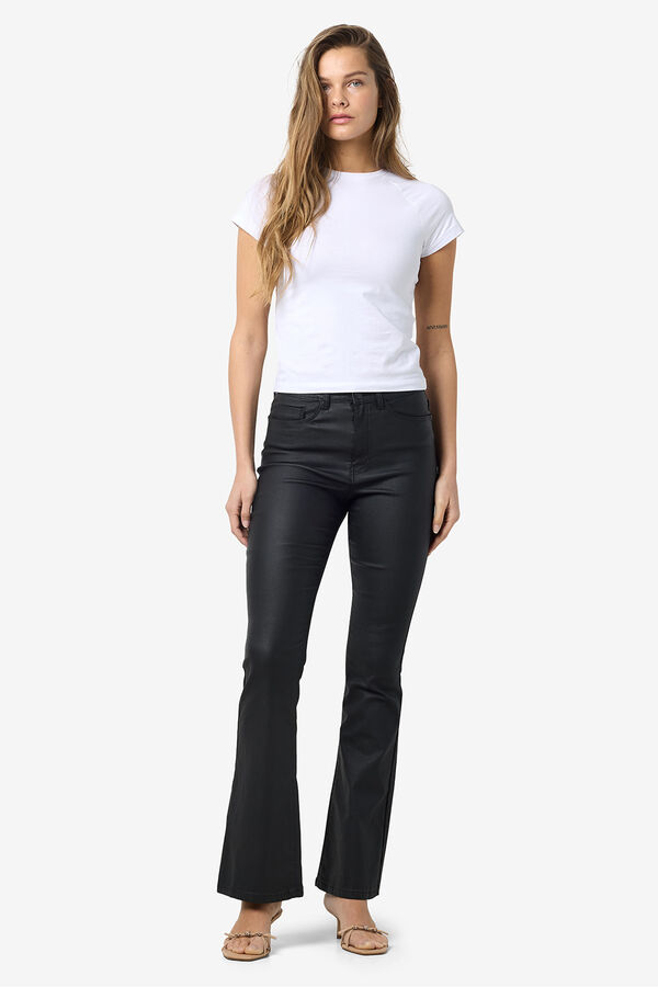 Noisy May Flare Jeans Sallie Schwarz