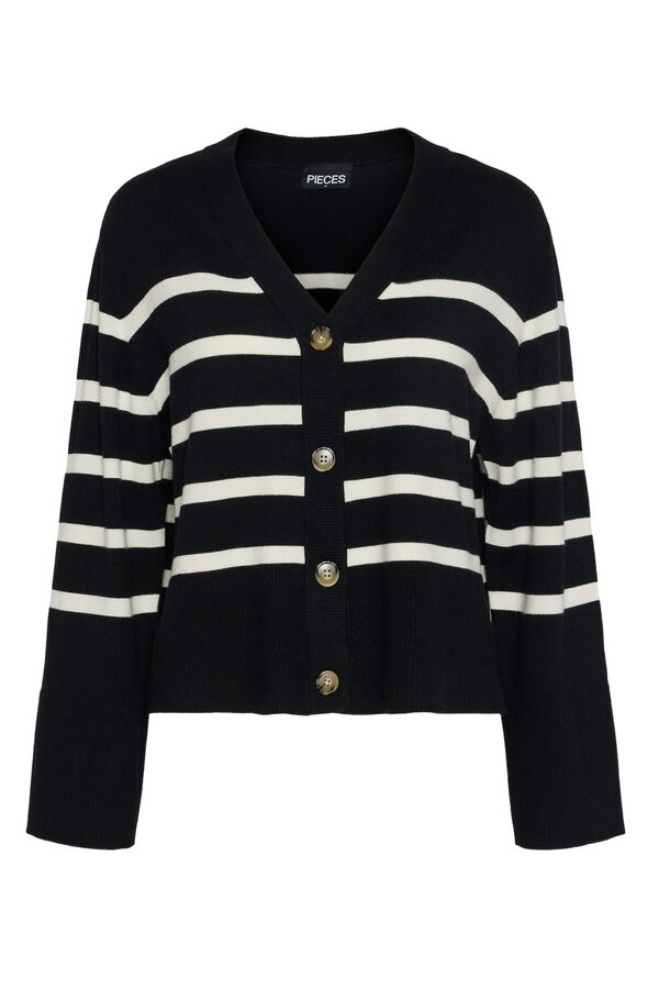 Pieces C&aacute;rdigan de punto negro