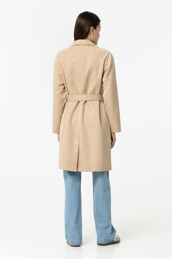 Springfield Belted trench coat bež