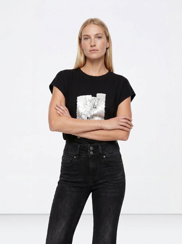 Tiffosi T-shirt de manga curta preto