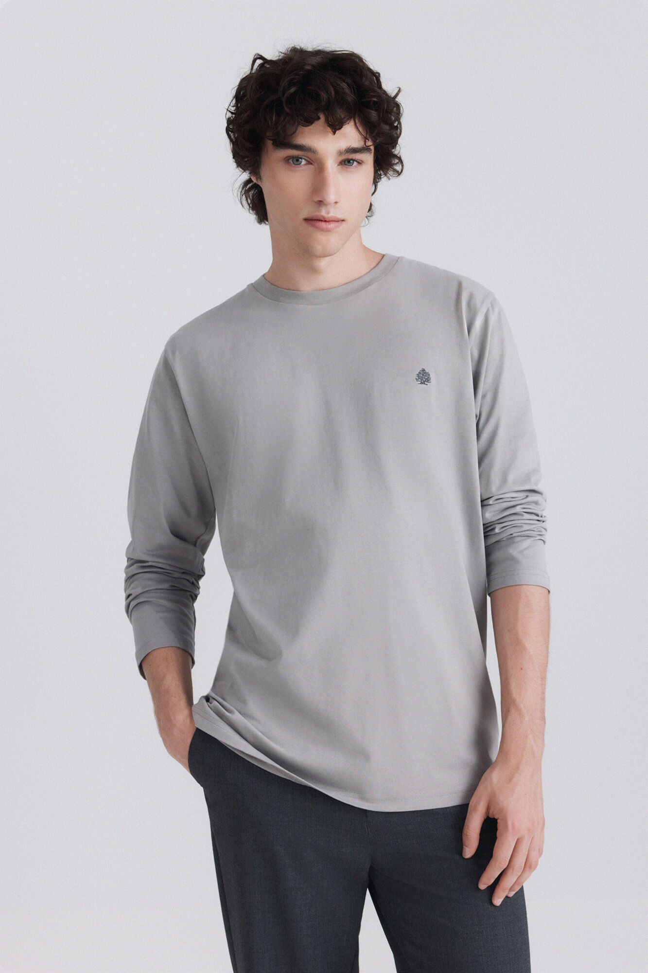 Springfield Soft long sleeve basic shirt