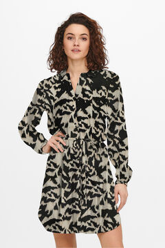 Only Vestido corto camisero