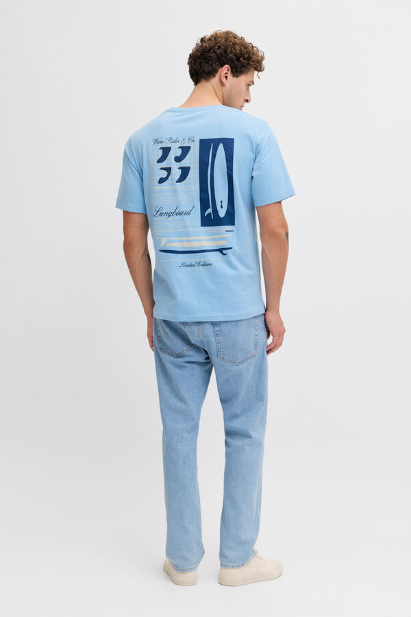 JJ REBEL Relaxed Fit T-Shirt Blau