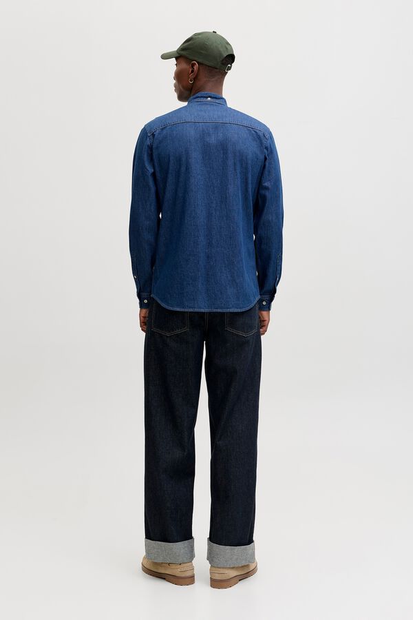 Jack & Jones Denim regular shirt blue