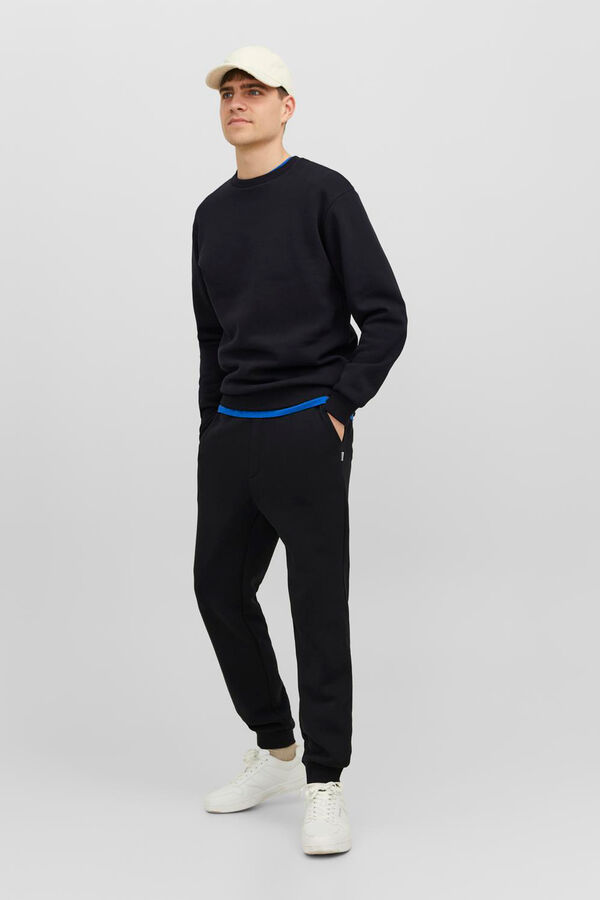 Springfield Plain sweatshirt and jogger set black
