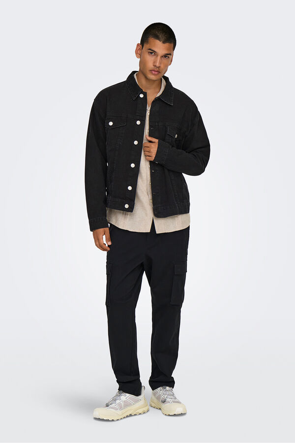 Only & Sons Denim jacket black