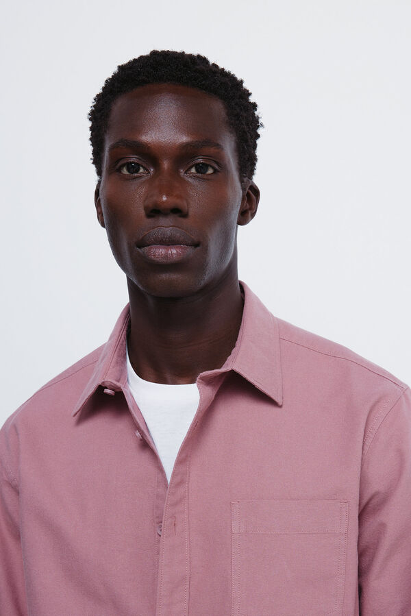 Springfield Colored Oxford shirt pink