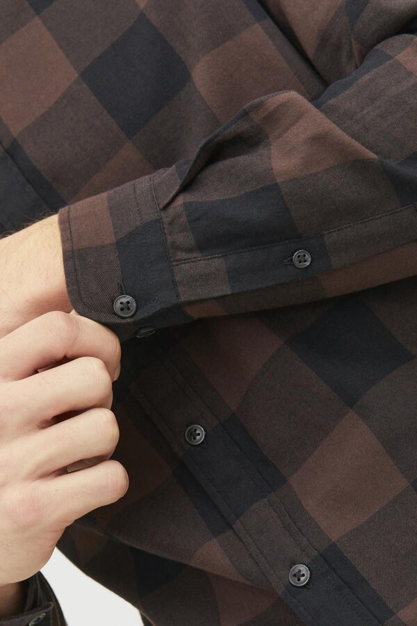 Jack & Jones Camisa confort fit tostado