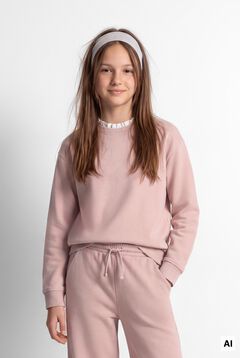 Springfield Kids Sweatshirt gola com folho menina