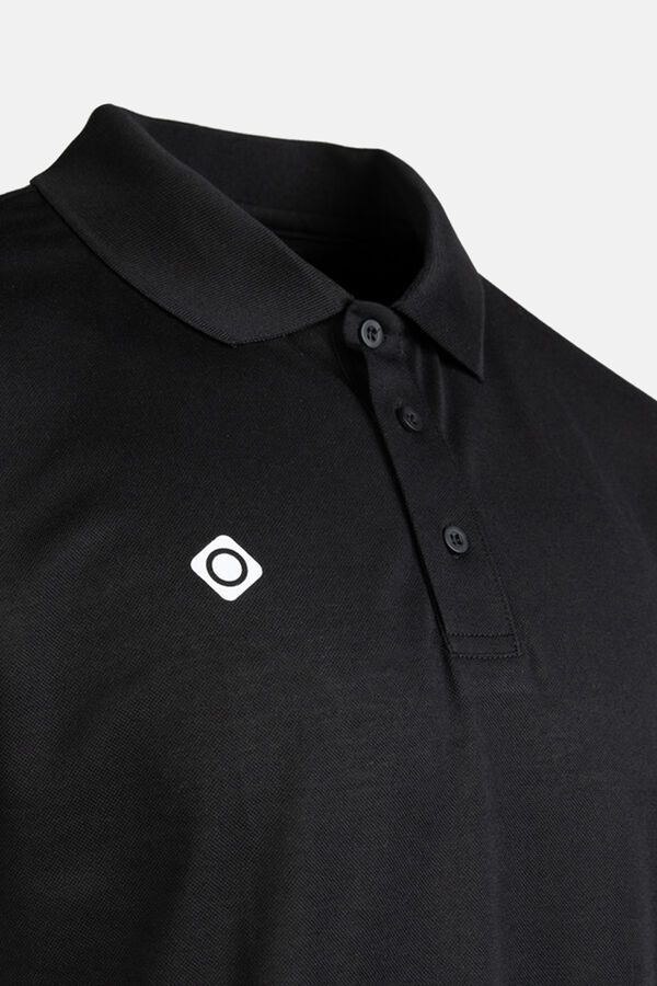 Izas Technical short sleeve polo shirt black