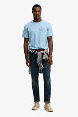 Superdry Short sleeve mountain graphic T-shirt blue