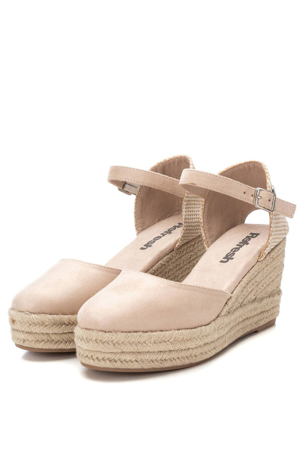 Refresh Suede wedge espadrilles brown