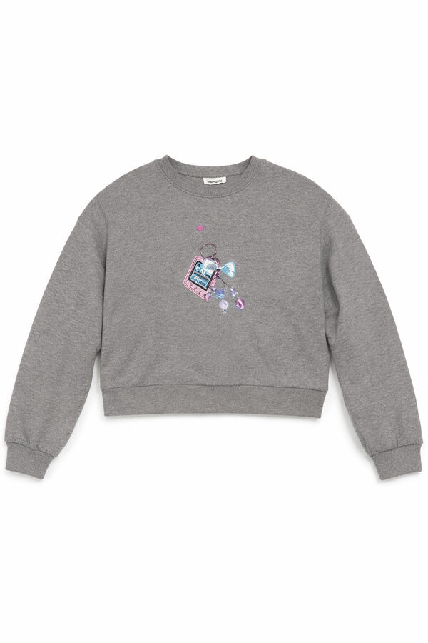 Balmohk Round neck sweatshirt grey