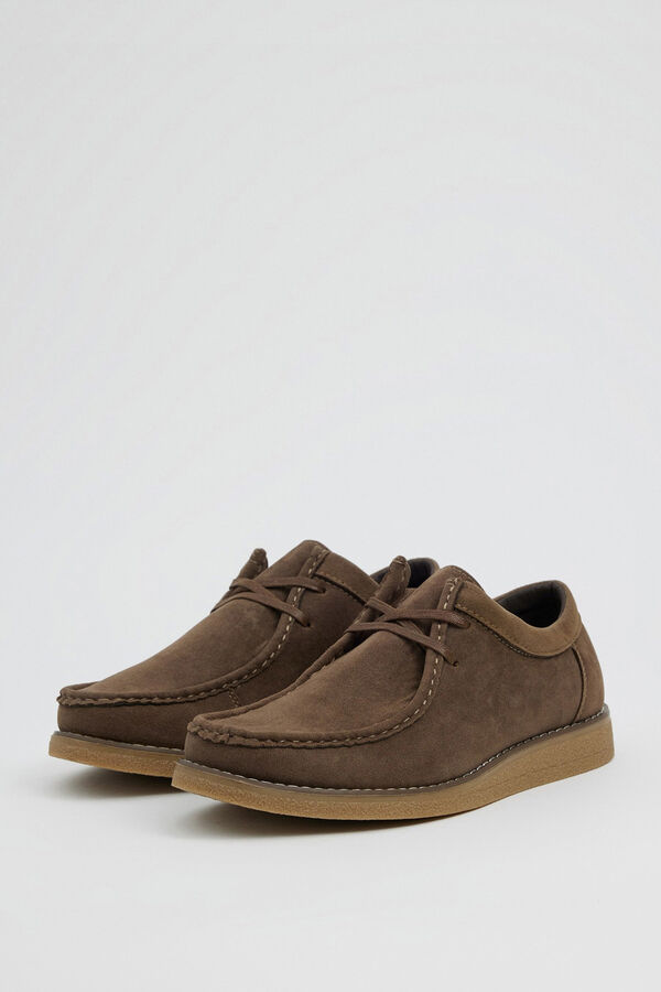 Springfield Classic sports shoes with seams brown
