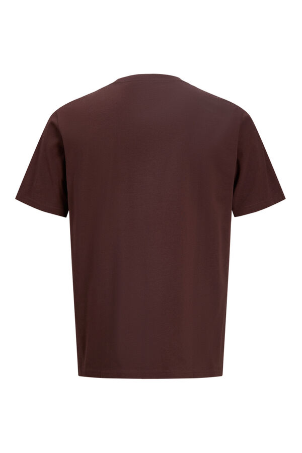 Jack & Jones Camiseta básica estampado frontal rojo