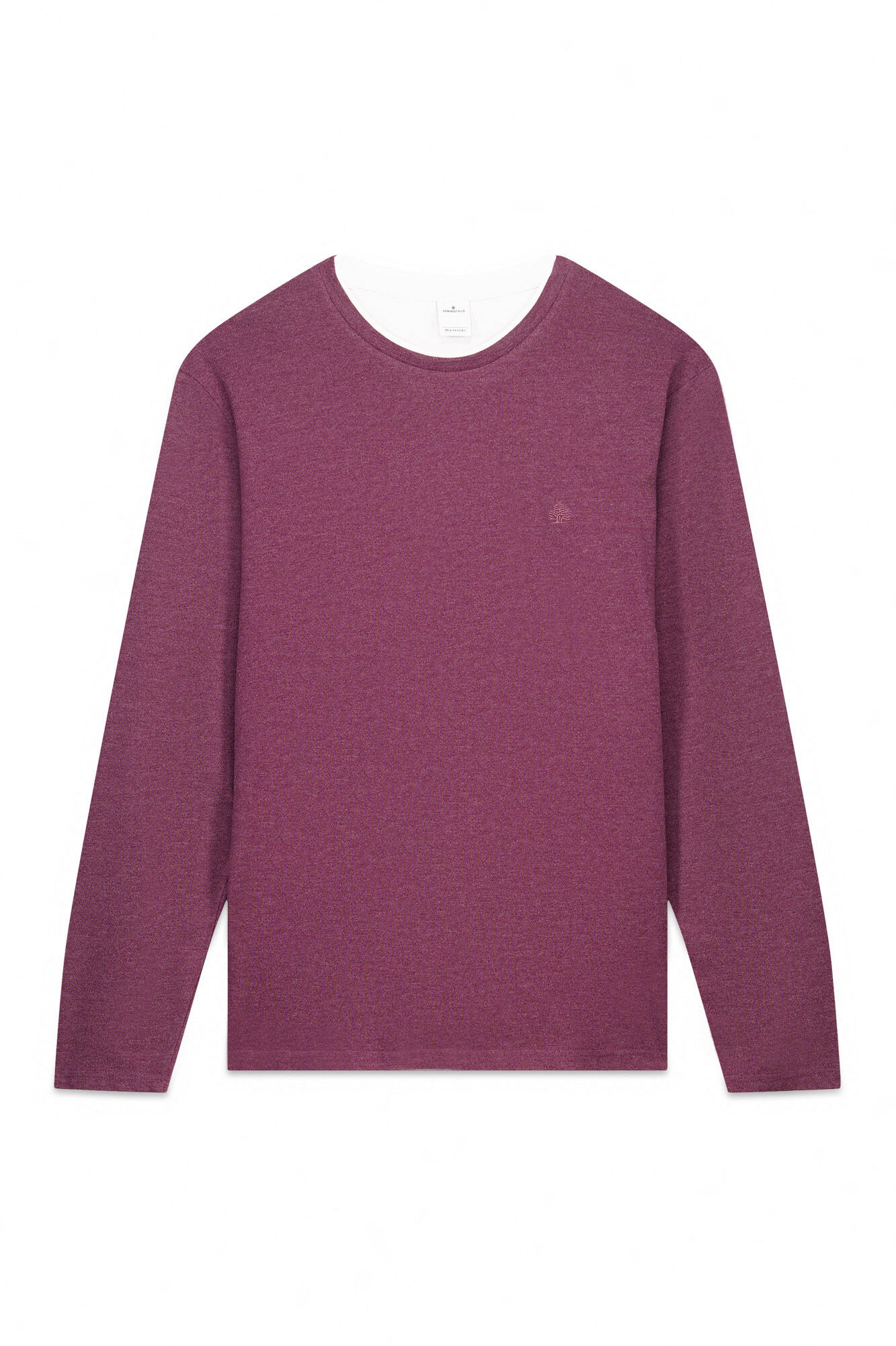 Springfield Double melange long sleeve T-shirt