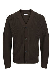 Jack & Jones Basic Strickjacke mit V-Ausschnitt, spitz zulaufend Ausschnitt