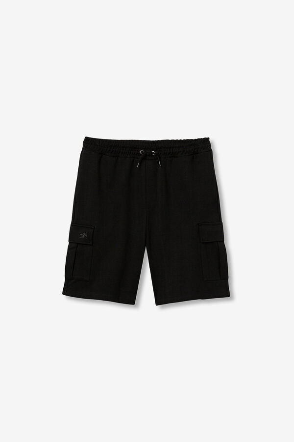 Tiffosi Young Shorts relaxed fit negro