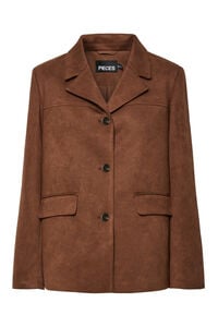 Pieces Chaqueta blazer antelina