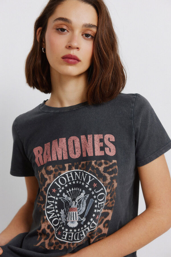 Springfield Camiseta "Ramones" gris