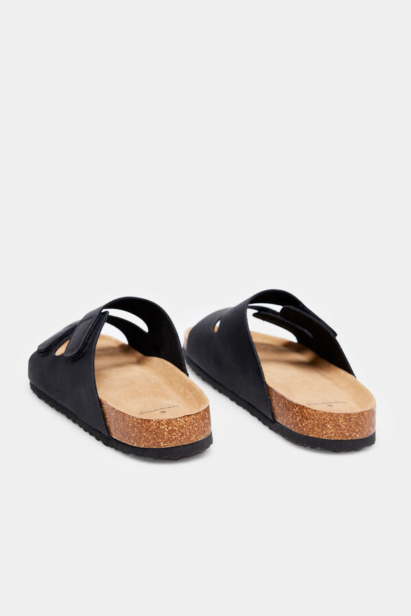 Springfield Sandal with double velcro strap black