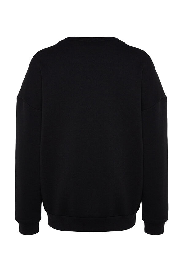 Trendyol Sudadera oversize negro