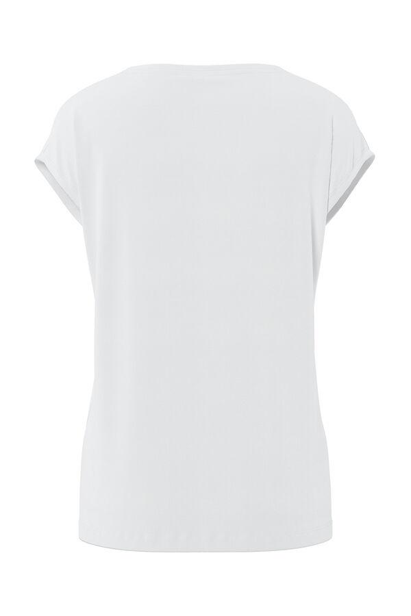 Pieces Cool V T-shirt white