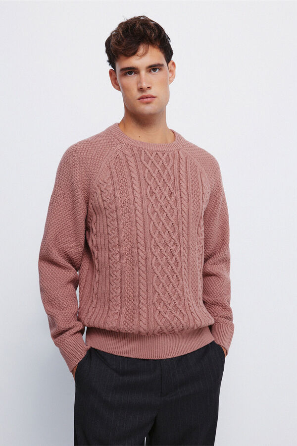 Springfield Thick Aranese jumper pink