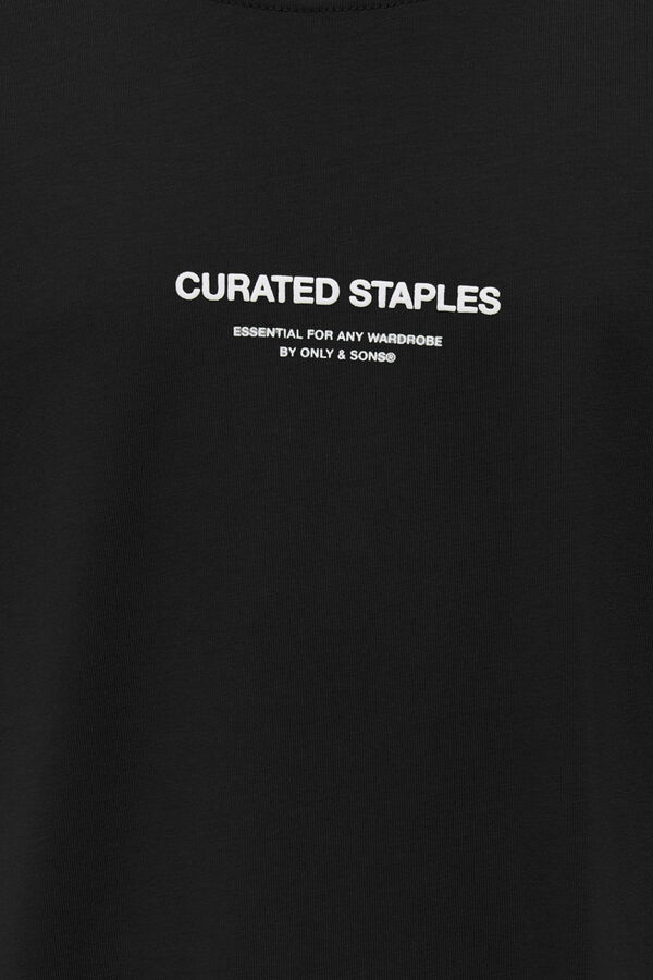 Only & Sons Junior Children's short sleeve T-shirt black