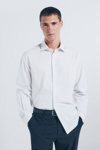 Springfield Striped poplin T-shirt