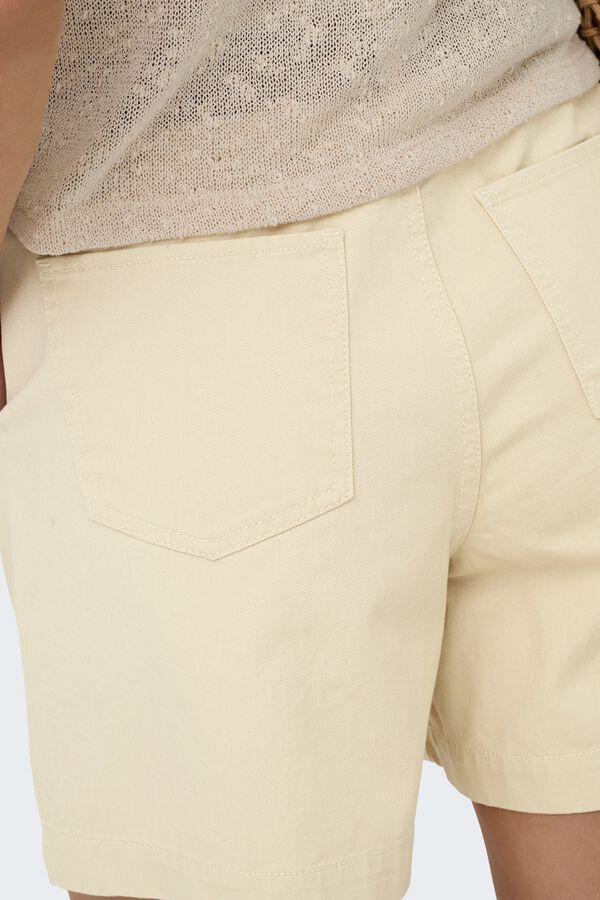 JDY Short de pinzas gris