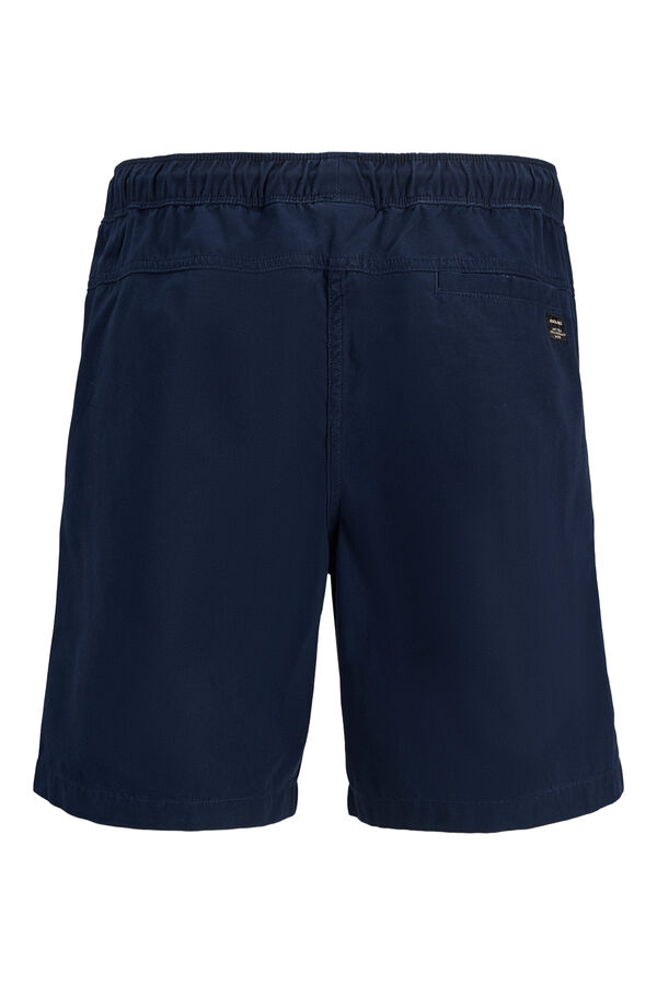 Jack & Jones PLUS Cotton jogger shorts blue