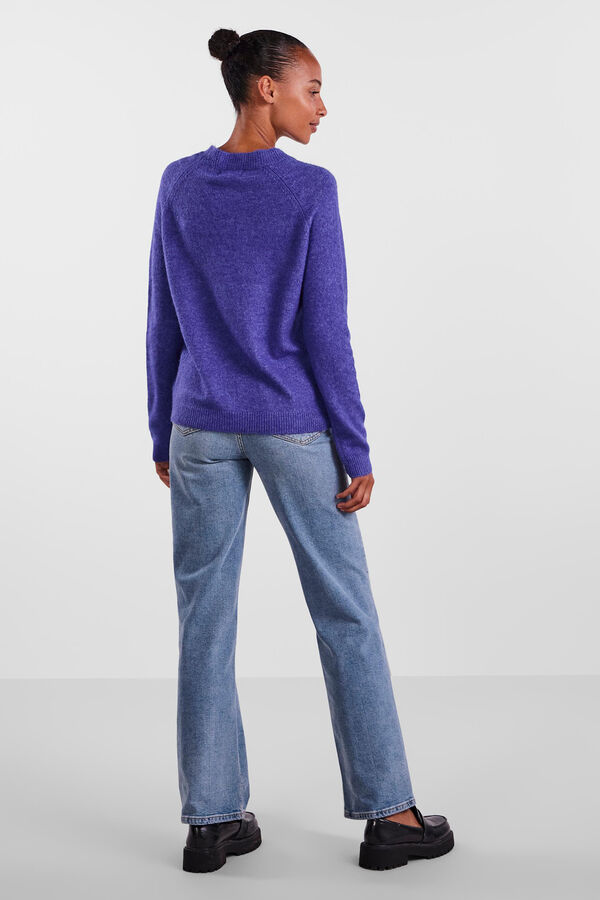 Springfield Jersey-knit jumper purple
