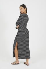 Brave Soul striped dress black