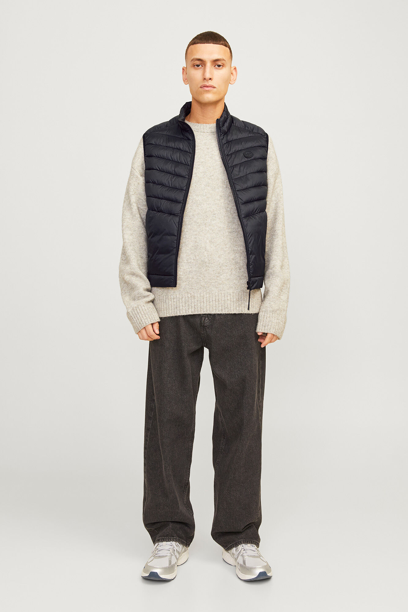 Jack & Jones Weste mit gepolstertem Ausschnitt