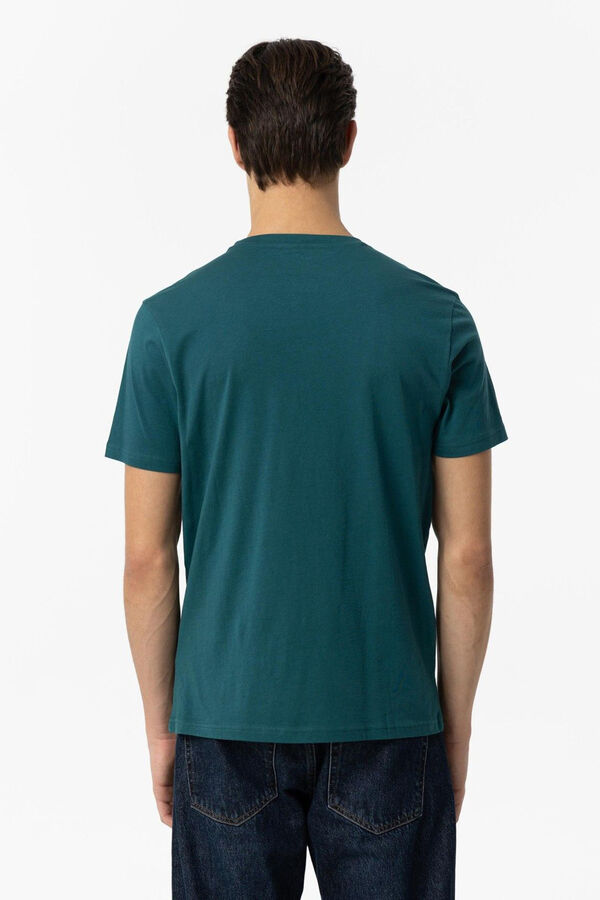 Springfield Camiseta con Estampado Frontal verde