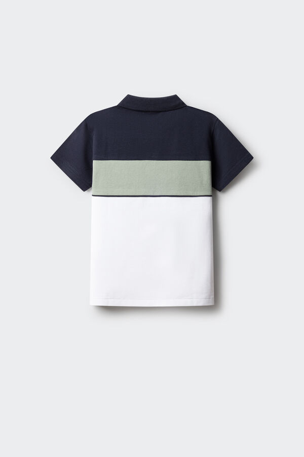 Springfield Kids Dečija oksford majica polo Bela