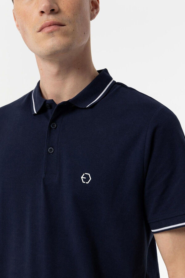 Springfield Piqué Polo Shirt bluish
