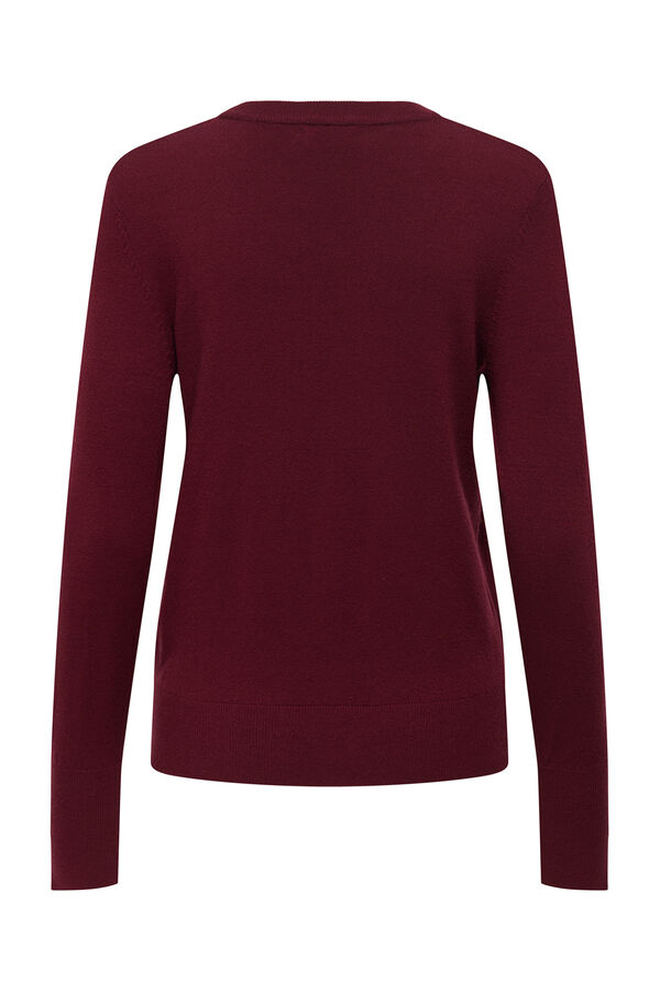 JDY Jersey cuello redondo morado/lila