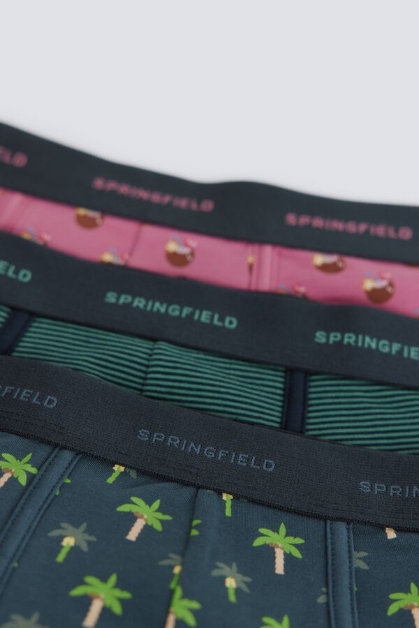 Springfield 3-pack coco loco boxers pink