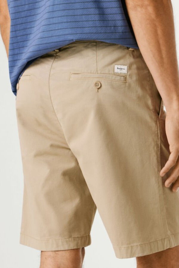Pepe Jeans Pantal&oacute;n corto chino beige