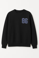 Name It Sudadera felpada de ni&ntilde;a negro