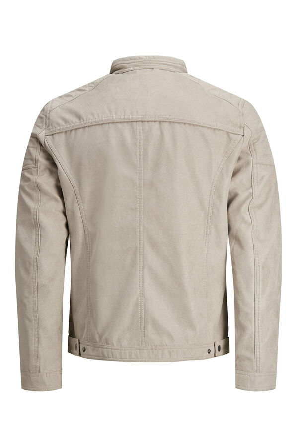 Springfield Faux leather biker jacket   Žuta