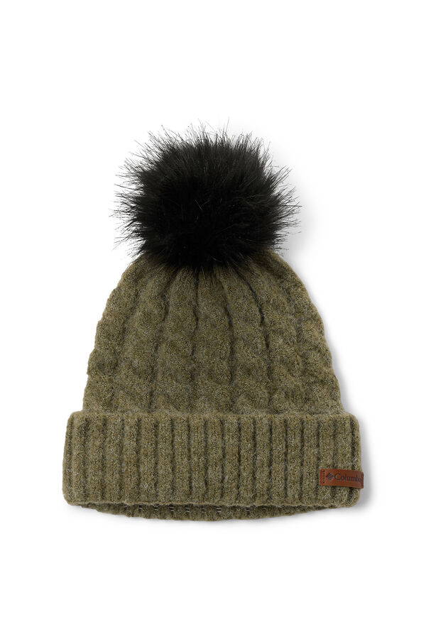 Columbia Winter Blur&trade; II Unisex Beanie with Pom-Pom beige