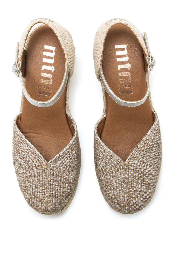 MTNG Jute wedges grey
