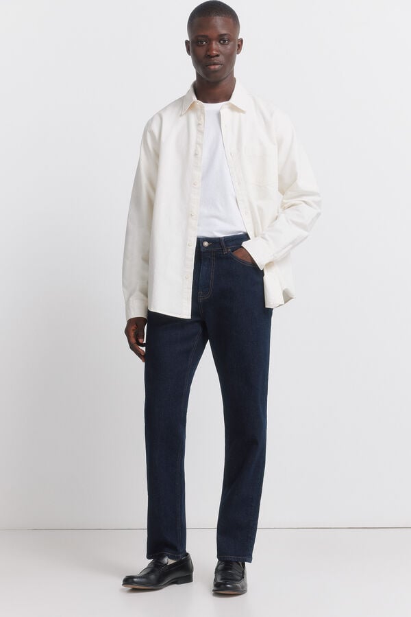 Springfield Jeans désencollé slim fit bleu