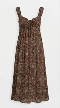 Springfield Robe midi smock&eacute;e &agrave; la poitrine