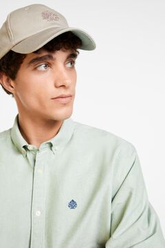 Springfield Coloured Oxford shirt gris