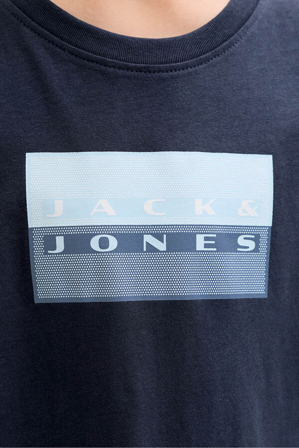 Jack & Jones Junior Camiseta logo azul